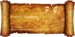 Parti Gobert névjegykártya